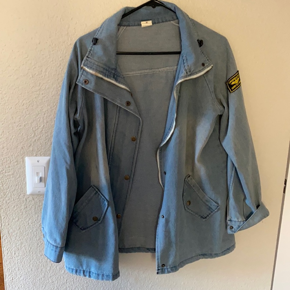 Denim army jacket